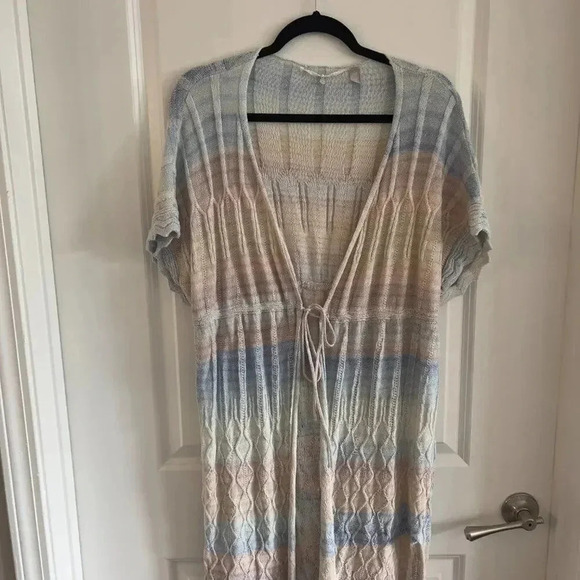 Anthropologie Knitted & Knotted Ombre Sweater Cardigan - Picture 4 of 5